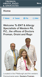 Mobile Screenshot of entallergywesternpa.com